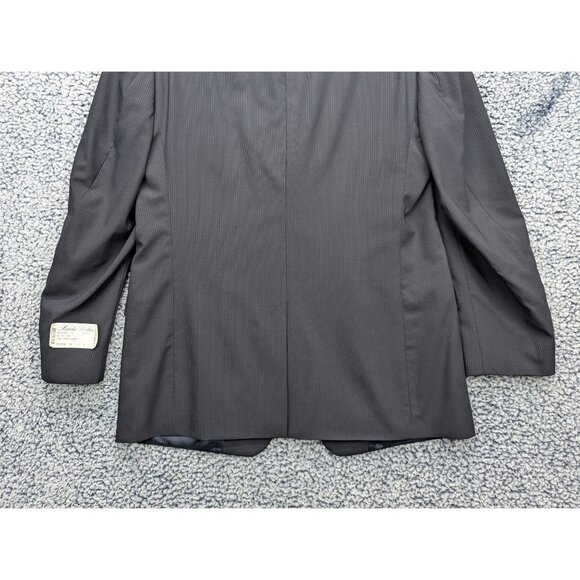 NWT VTG Brooks Brothers Blazer Mens 40R 100% Wool 3 Button USA Made Pinstripe - Picture 7 of 13